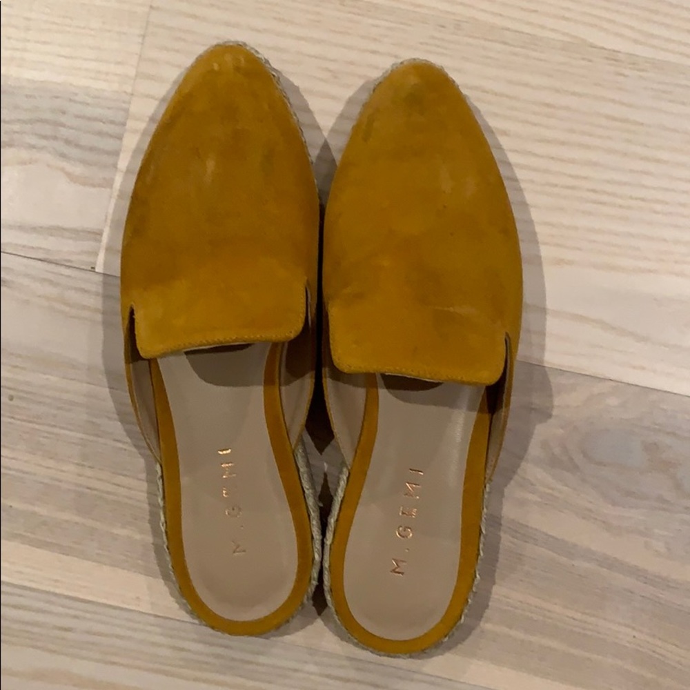 M. GEMI suede espadrille mules
